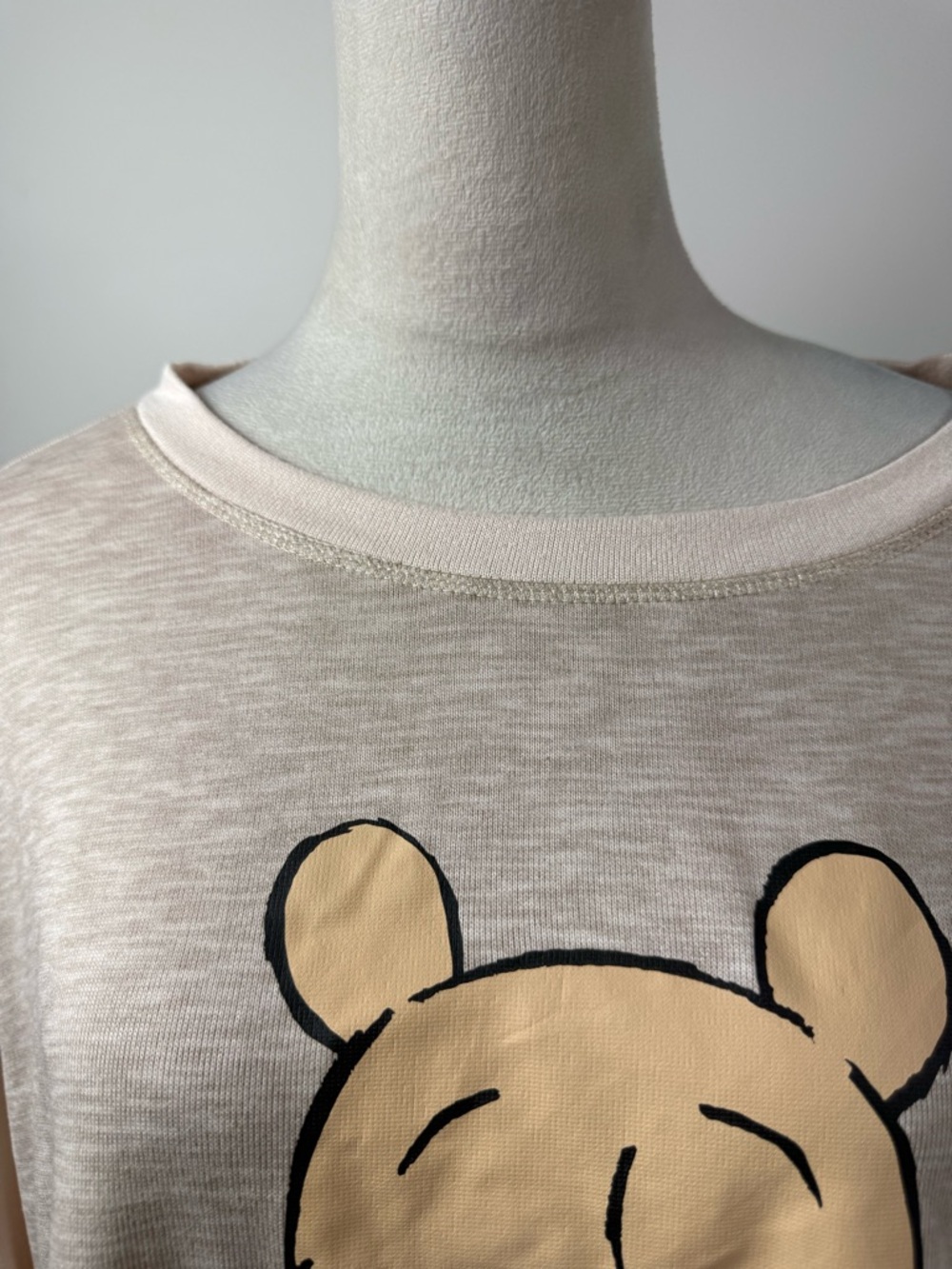 Disney Winnie the Pooh Beige Knit Long Sleeve Top size 2X - Picture 6 of 9